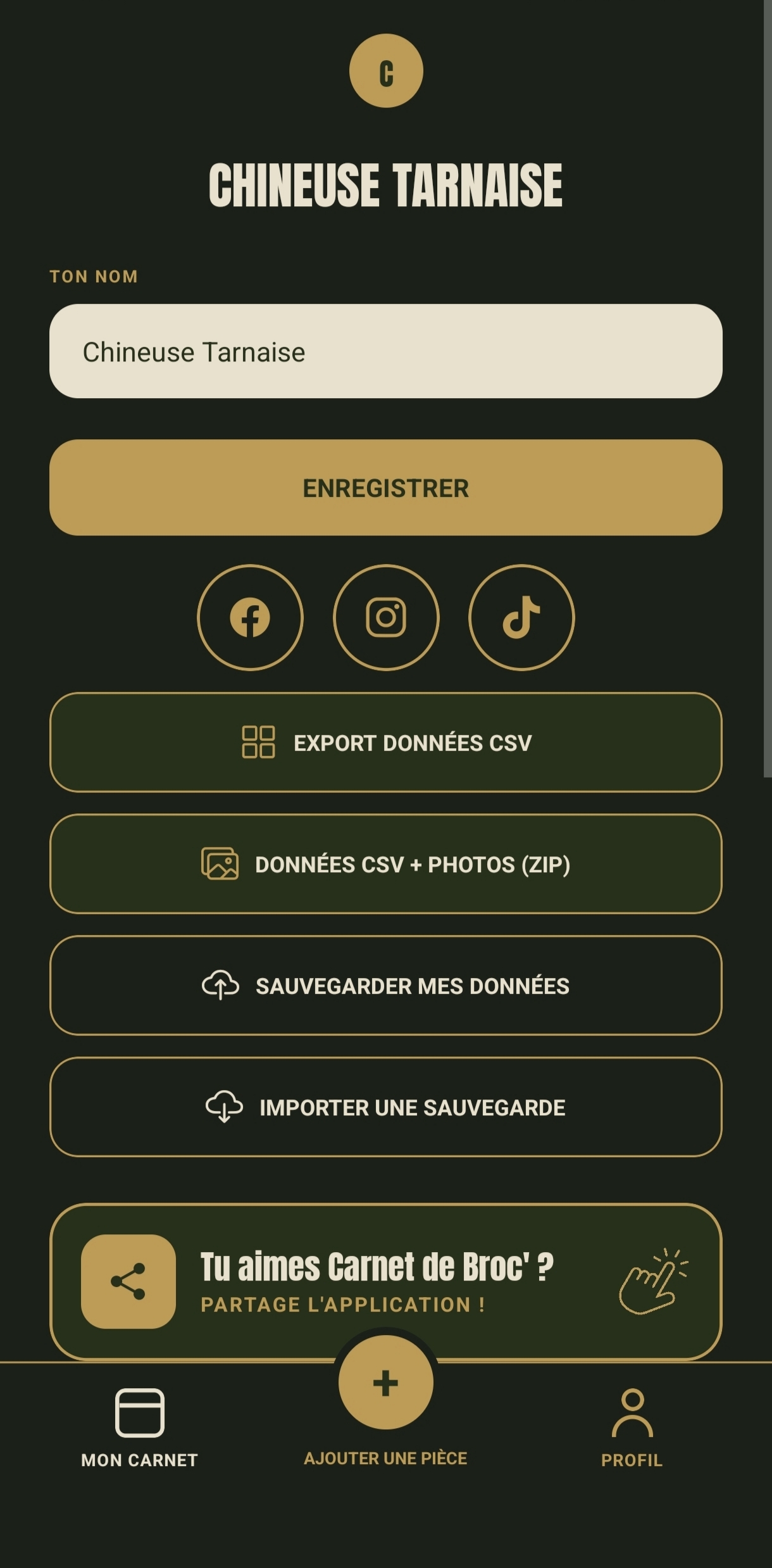 Le Bilan interactif